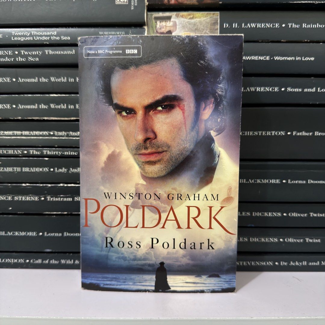 Ross Poldark by Winston Graham Paperback (Category: Storybooks) located in Lingayen. Submitted by readwjane (Listing ID 1470479931, Image 1). Description: - Title: Ross Poldark by Winston Graham - Edition: Paperback (BBC TV tie-in edition) - Cover: Features Aidan Turner from the hit period drama - Genre: Historical fiction / Romance - Condition: Clean and well-maintained - Perfect for: Fans of the Poldark series and historical dramas.