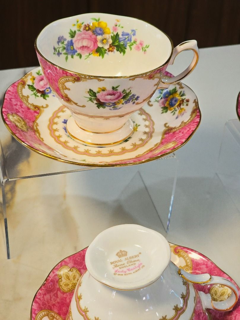 Royal Albert Lady Carlyle Duos (Category: Coffee & Tea Tableware) located in Compostela. Submitted by curatedcabinetcebu (Listing ID 1470542873, Image 2). Description: Royal Albert Lady Carlyle Cup and Saucer Duos 6 duos available Condition: Very good condition .