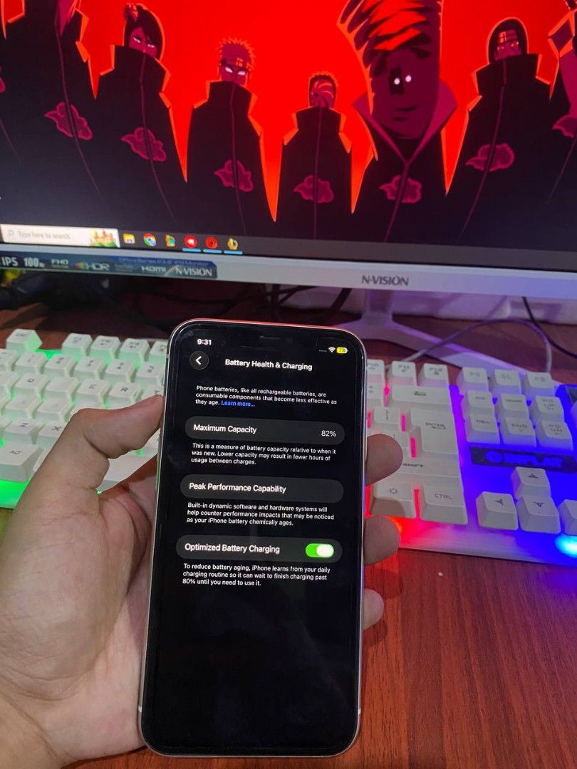Rush iPhone 11 white 128 GB (Category: iPhone 11 Series) located in Rizal. Submitted by jherwinguirhem (Listing ID 1470503123, Image 2). Description: FOR SALE IPHONE 11 128 GB WHITE (7500) makinis LLA US VARIANT PHILIPPINES 82% Battery health (original) Issue Replace LCD OLED working face I'd true tone Backglass Medyo maluwag charging pin Pero nag chacharge Can provide 3 utools True tone working Face id working Earpiece working Volume working No 