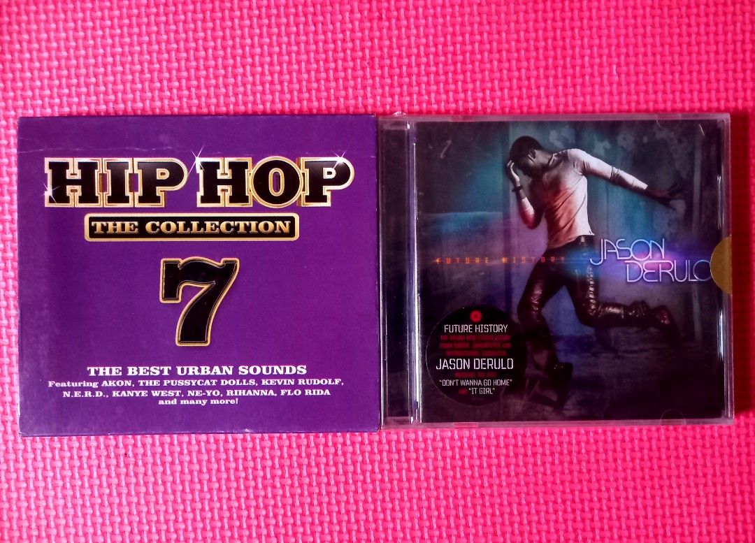 RUSH Sale RNB/Hip Hop CDs Set (Category: CDs & DVDs) located in Cainta. Submitted by celob. (Listing ID 1470362515, Image 1). Description: RUSH Sale RNB/Hip Hop CDs Set Price: Take All P300 *Jason Derulo - Future History (new/sealed) Tracklist 01.Don't Wanna Go Home 02.It Girl 03.Breathing 04.Be Careful 05.Make It Up As We Go 06.Fight For You 07.Pick Up The Pieces 08.Givin' Up 09.Bleed Out 10.That's My Shhh 11.X 12.Dumb *Hip.Hop The Collection 7 