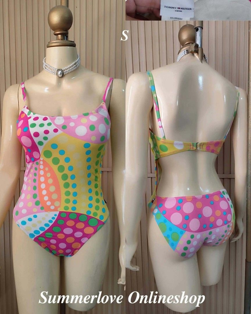 (S) TOMMY HILFIGER Swimsuit (Category: Bikinis & Swimsuits) located in Paranaque City. Submitted by sl_shop05 (Listing ID 1470358408, Image 2). Description: 🌻Good Condition🌻 🌼Brand: TOMMY HILFIGER ➡️Padded 💫minimal black dots stain sa inner part see photo ✨Size: Small ❎𝑨𝒍𝒍 𝒊𝒕𝒆𝒎𝒔 𝒂𝒓𝒆 𝑷𝑹𝑬𝑳𝑶𝑽𝑬𝑫 𝒊𝒏 𝑮𝒐𝒐𝒅 𝑪𝒐𝒏𝒅𝒊𝒕𝒊𝒐𝒏 ❎𝑷𝒍𝒆𝒂𝒔𝒆 𝒅𝒐 𝒎𝒂𝒏𝒂𝒈𝒆 𝒚𝒐𝒖𝒓 𝒆𝒙𝒑𝒆𝒄𝒕𝒂𝒕𝒊𝒐𝒏𝒔. ❎𝑾𝑨𝑺𝑯 𝒃𝒆𝒇𝒐𝒓𝒆 𝑼𝑺𝑬‼️ ❎�