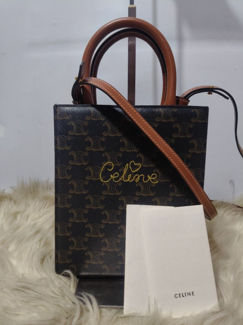 Sale! Céline Triomphe (Category: Shoulder Bags) located in Cabuyao City. Submitted by your____lux____shop (Listing ID 1470526055, Image 1). Description: Sale❗️Sale❗️Sale❗️ CÉLINE almost new coded Small-Medium Genuine leather trim 📌First to pay!.