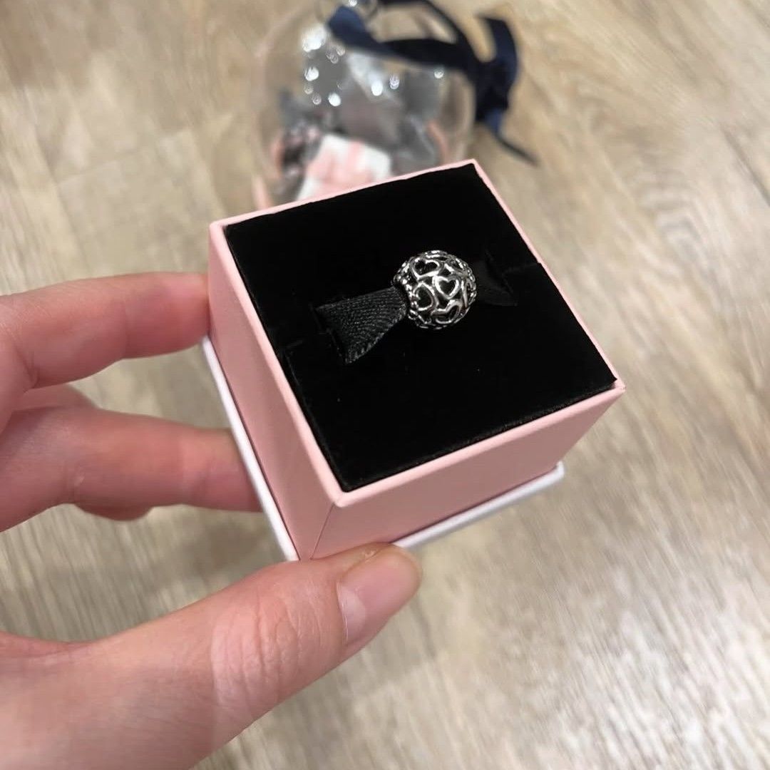 SALE❗Pandora Openwork Heart Charm (Category: Charms) located in Manila. Submitted by badaloves_u (Listing ID 1470482746, Image 3). Description: - 💯 Authentic Pandora with Authenticity ALE marks - FREE Box and Paper bag 🛍️ - ✨ FREE Cleaning to any Pandora Store 🛵 LALAMOVE courier for same day delivery 🚚 J&T provincial courier.