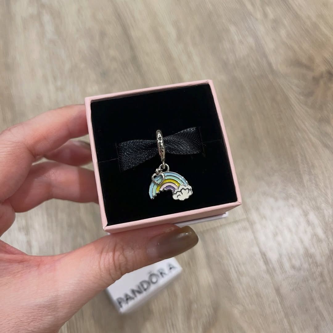 SALE❗Pandora Rainbow Dangle Charm (Category: Charms) located in Manila. Submitted by badaloves_u (Listing ID 1470402560, Image 2). Description: - 💯 Authentic Pandora with Authenticity ALE marks - FREE Box and Paper bag 🛍️ - ✨ FREE Cleaning to any Pandora Store 🛵 LALAMOVE courier for same day delivery 🚚 J&T provincial courier.