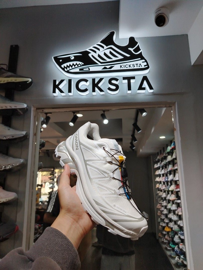 SALOMON XT 6 GORETEX (Category: Casual Shoes) located in Pasig City. Submitted by edie_boy25.27312 (Listing ID 1470381843, Image 1). Description: SALOMON XT 6 GORETEX / WHITE SILVER AVAILABLE SIZE: 6us 6.5us 7.5us 9us 10us 10.5us 11.5us.