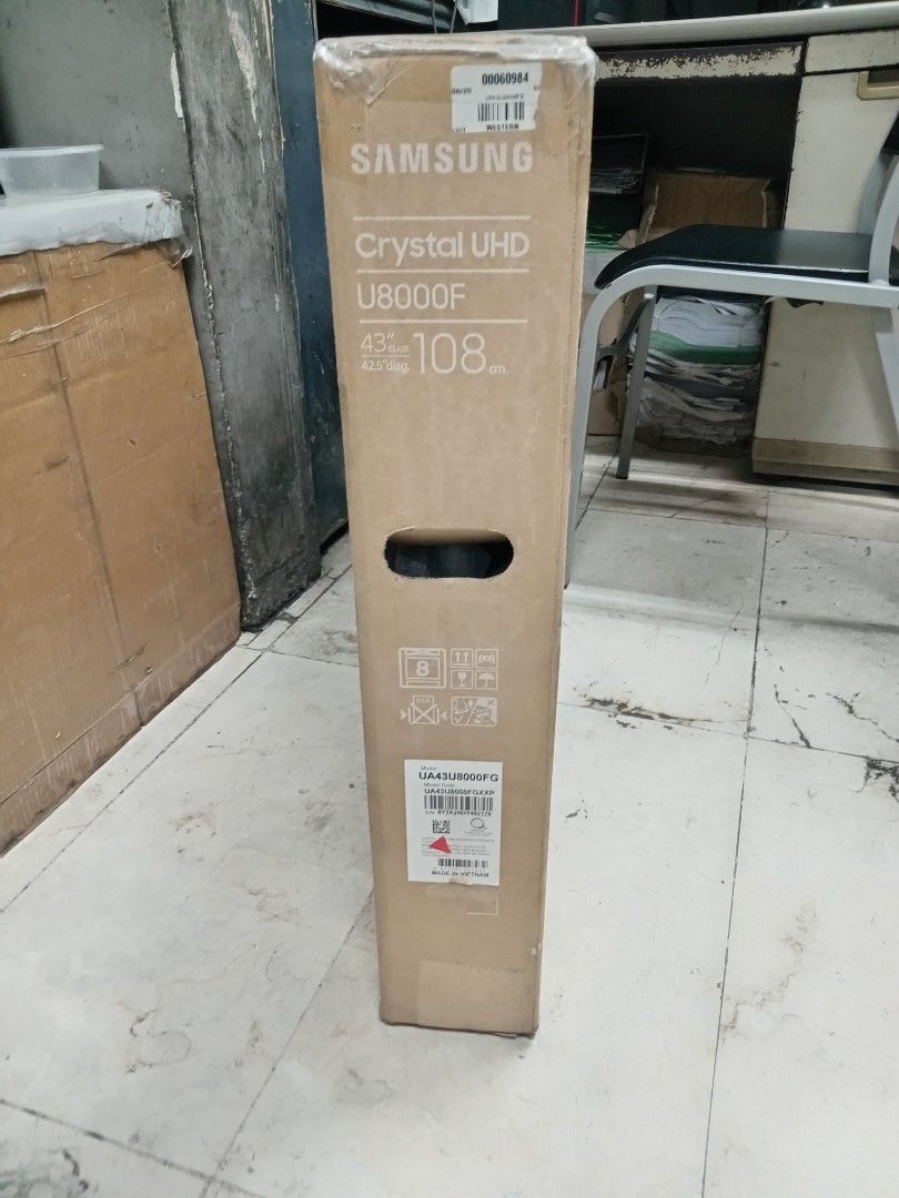 Samsung 43 inch uhd crystal tv (Category: TV) located in Marikina City. Submitted by ryanantonio041882 (Listing ID 1470421207, Image 2). Description: Samsung 43 inch uhd crystal tv Brand new 1 year warranty parts and service Pick up or deliver pwede Loc QC.