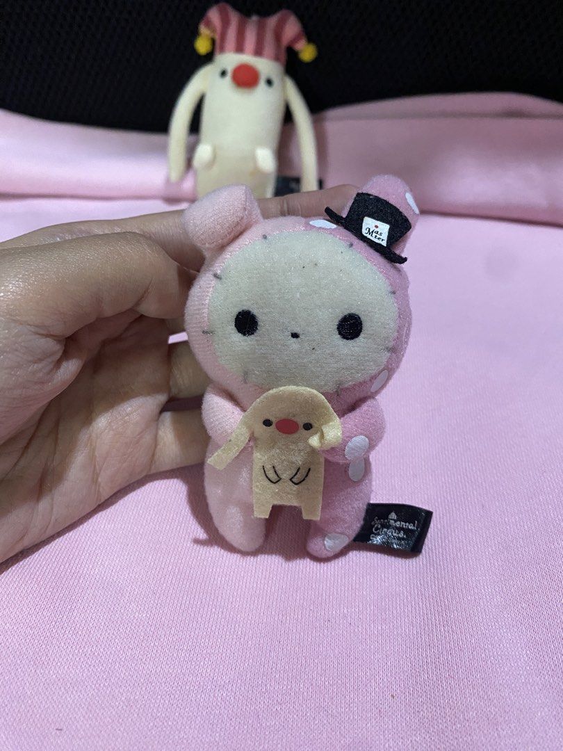 San X Sentimental Circus Plush Charm Bundle (Category: Plushies & Soft Toys) located in Guagua. Submitted by toy_corner (Listing ID 1470504259, Image 2). Description: No issue Sold as is Pampanga loc MOP: Gcash J&T courier.