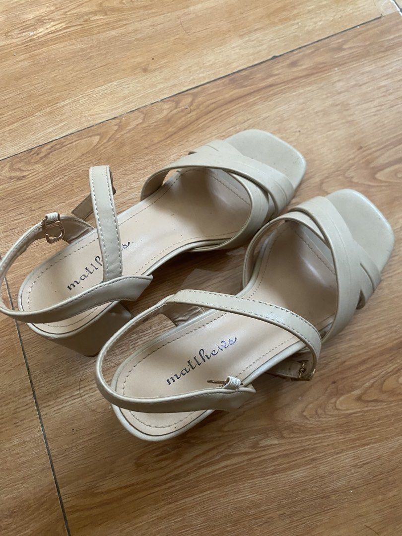 SANDALS HEELS (Category: Heels) located in Santa Rosa. Submitted by wayn_ (Listing ID 1470405002, Image 1). Description: only used once originally bought it sa sm dept store.