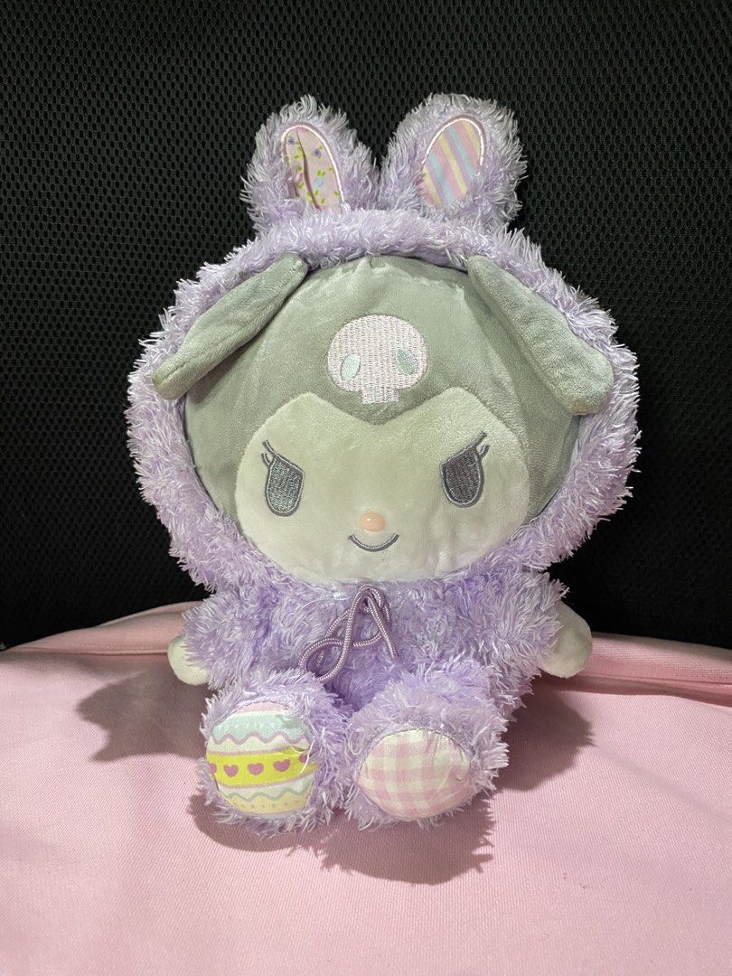 Sanrio Kuromi Easter Edition Plushie (Category: Plushies & Soft Toys) located in Guagua. Submitted by toy_corner (Listing ID 1470507122, Image 1). Description: Issue: Cut etiketa Sold as is Pampanga loc J&T courier MOP: Gcash .