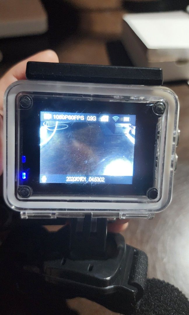 Sargo 1080p action camera (Category: Cameras) located in Baguio. Submitted by coffeesilvershadow_28 (Listing ID 1470402655, Image 3). Description: - From HK box - Bilhan nyo na lng po ng memory card - Working well - Baguio dropping - Payment first plus sf before shipping.