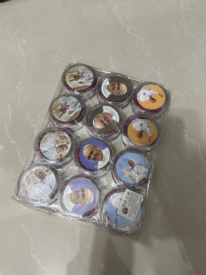 Scented Rosary with Cases from Vatican City (Category: Religious Items) located in Manila. Submitted by shoplie (Listing ID 1470538475, Image 2). Description: ₱350 each, buy 12 for only ₱3,500 (free 2 rosaries) - Includes round plastic cases with Pope Francis on top and Piazza San Pietro on the bottom - Ideal as souvenirs/gifts - Blessed by a Priest in Vatican City .
