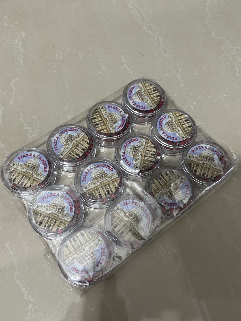 Scented Rosary with Cases from Vatican City (Category: Religious Items) located in Manila. Submitted by shoplie (Listing ID 1470538475, Image 3). Description: ₱350 each, buy 12 for only ₱3,500 (free 2 rosaries) - Includes round plastic cases with Pope Francis on top and Piazza San Pietro on the bottom - Ideal as souvenirs/gifts - Blessed by a Priest in Vatican City .