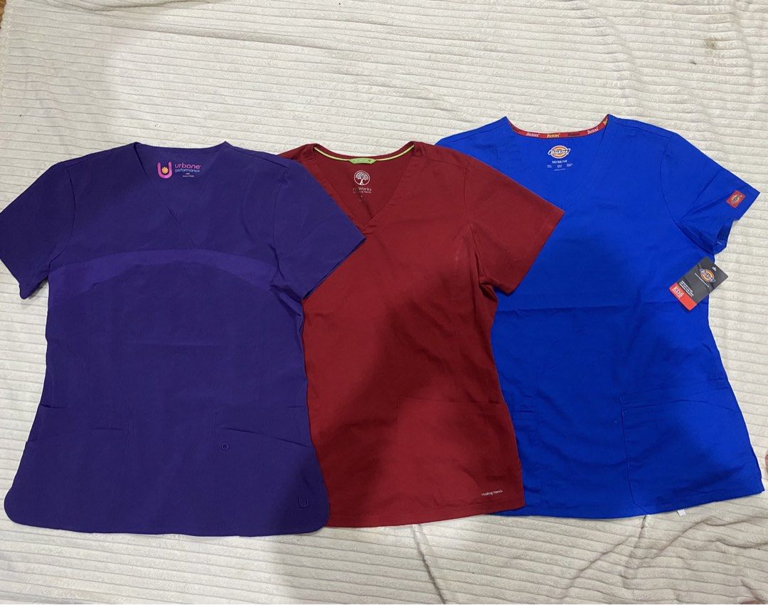 Scrub top womens (Category: Activewear) located in Tanza. Submitted by 9th.street.thrift (Listing ID 1470408289, Image 1). Description: Scrub top womens Good as new Dickies still with tag No issue All medium All 21x27.5 3 pcs for(500+sf).