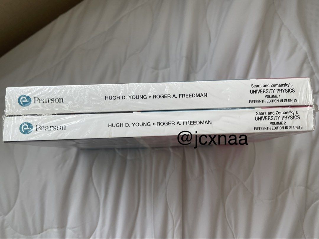 [BUNDLED] V1 & V2 Sears and Zemansky's University Physics (Category: Textbooks) located in Taguig. Submitted by jcxnaa (Listing ID 1470385688, Image 2). Description: Strictly Bundled Payment Only ☺️ Physical Copy Only 📕 RFS: Never used 🏷️: ust shs, physics, senior high school .