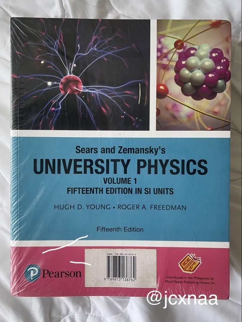[BUNDLED] V1 & V2 Sears and Zemansky's University Physics (Category: Textbooks) located in Taguig. Submitted by jcxnaa (Listing ID 1470385688, Image 1). Description: Strictly Bundled Payment Only ☺️ Physical Copy Only 📕 RFS: Never used 🏷️: ust shs, physics, senior high school .