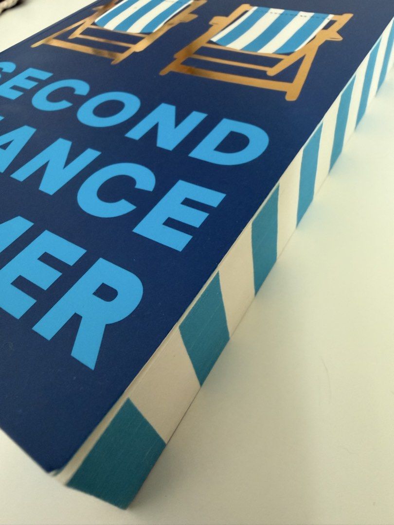 Second Chance Summer by Morgan Matson Novel (Category: Storybooks) located in Makati City. Submitted by andzr. (Listing ID 1470416728, Image 2). Description: - Title: Second Chance Summer by Morgan Matson - Format: Paperback, clean pages, and sharp corners - Special Feature: Stunning blue and white striped sprayed edges matching the cover - Genre: Contemporary Young Adult fiction.