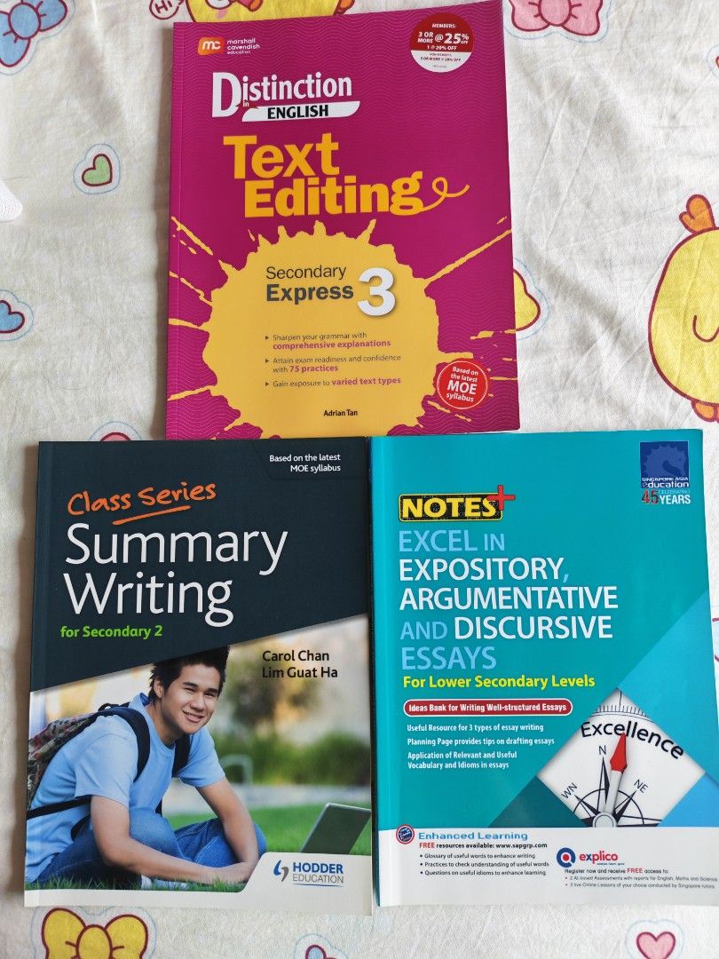 Secondary English Text Editing, Summary Writing, and Essay Notes ...