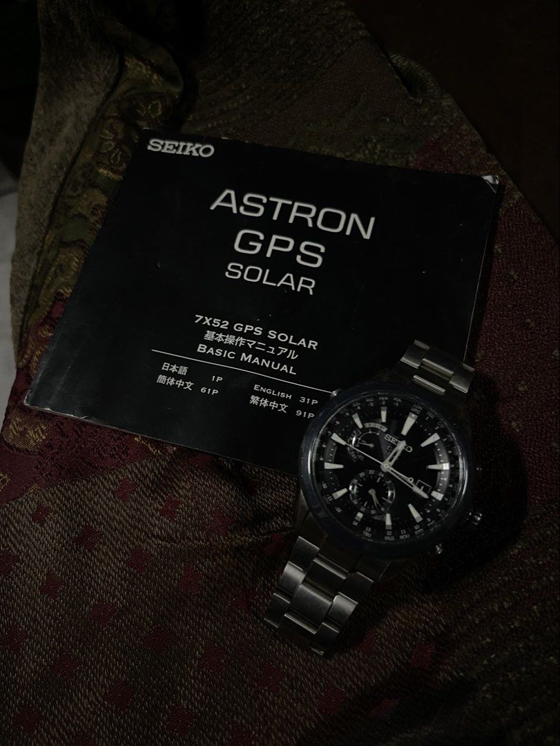 Seiko Astron GPS Solar 7x52 (Category: Luxury Watches) located in Manila. Submitted by marty2smoove (Listing ID 1470381392, Image 1). Description: HONEST ISSUE CAPACITOR PA SERVICE CENTER NIYO NALANG .