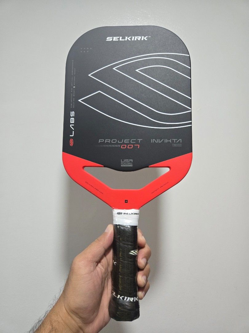 Selkirk Project Labs 007 Brandnew Original (Category: Other Sports Equipment and Supplies) located in Quezon City. Submitted by bossjec (Listing ID 1470441645, Image 2). Description: For sale For Sale 100% Brandnew Original From Selkirk Official Site Store Moneyback Guarantee if fake Original price 288dollars/20,750php Selling for only 9.5k firm **SELKIRK Project Labs 007 10mm** - Invikta ( elongated ) - Infinigrit Tech - 3x more durable compare 
