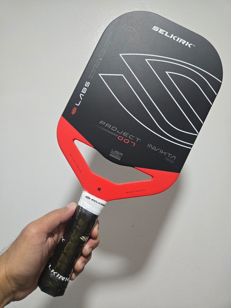 Selkirk Project Labs 007 Brandnew Original (Category: Other Sports Equipment and Supplies) located in Quezon City. Submitted by bossjec (Listing ID 1470441645, Image 1). Description: For sale For Sale 100% Brandnew Original From Selkirk Official Site Store Moneyback Guarantee if fake Original price 288dollars/20,750php Selling for only 9.5k firm **SELKIRK Project Labs 007 10mm** - Invikta ( elongated ) - Infinigrit Tech - 3x more durable compare 