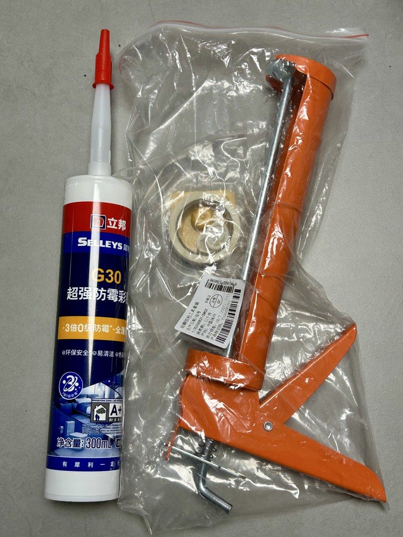 Selleys G30 Silicone Sealant with Caulk Gun, Furniture & Home Living ...