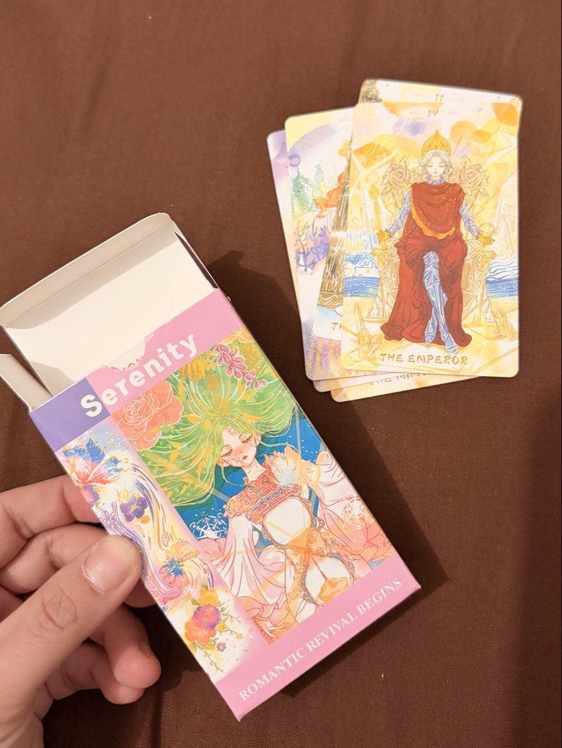 SERENITY TAROT CARDS (Category: Trading Cards Accessories) located in Taguig. Submitted by finds.market88 (Listing ID 1470364737, Image 3). Description: SERENITY TAROT CARDS COMPLETE CARDS BNEW ON HAND 📸ACTUAL ITEM POSTED.