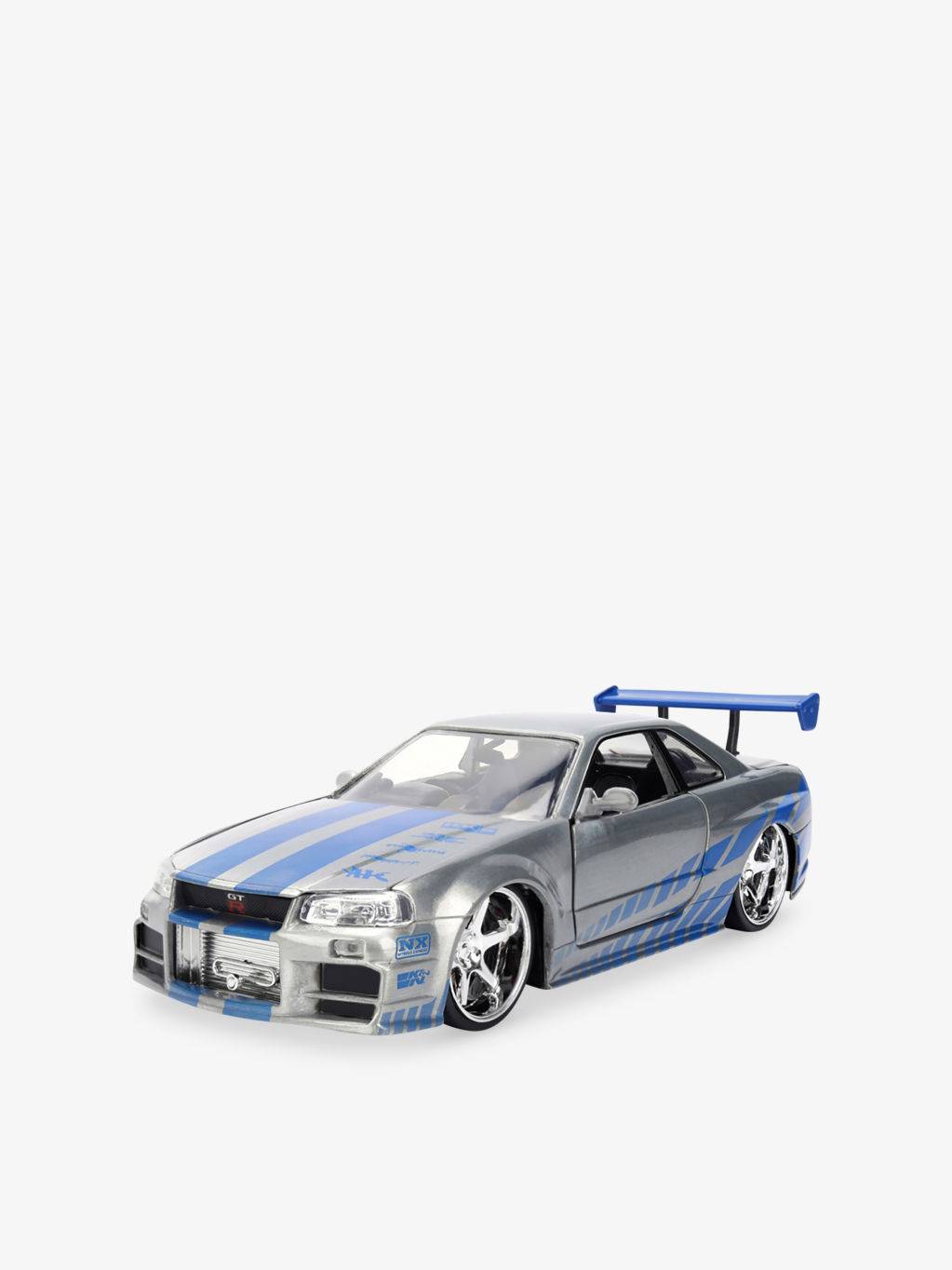 Ear Model Cast SF - FAST & FURIOUS Brian's Nissan Skyline GT-R (R34) 1:24 Die-Cast Toy ...