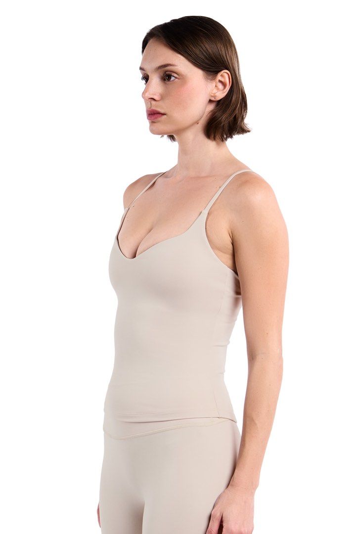 Shape Active Birthday Collection Tone in Cream (Category: Activewear) located in Manila. Submitted by ann1cka (Listing ID 1470453182, Image 1). Description: Worn once, no damages, very comfy Rfs: Looks too much like undergarments on my skin tone would like to get rid of it 🙇🏻‍♀️ Initially bought at 3450, selling at 2800 for the set If per piece: - Tone Curve Tank: 1600 - Tone Shorts: 1400.