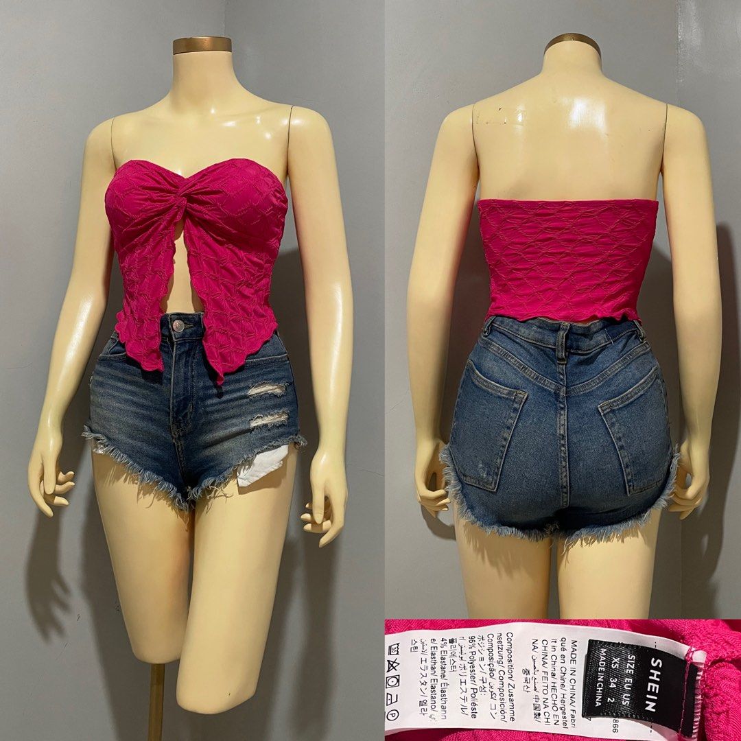 Shein Croptop (Category: Others Tops) located in Manila. Submitted by pcsbytrish_ph (Listing ID 1470444227, Image 1). Description: xs-medium.