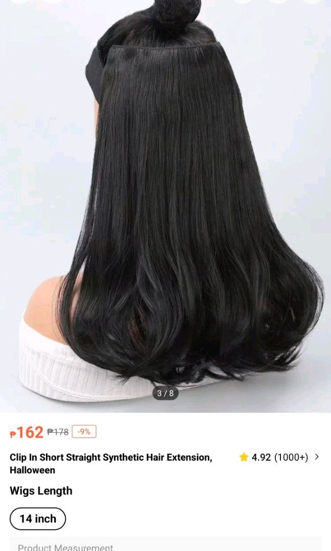 Shein Hair Extension (Category: Hair) located in Quezon City. Submitted by jaspercholatami (Listing ID 1470349605, Image 2). Description: Neven been used. Last price posted, sf will be shouldered by the buyer po. 📍Proj. 4, QC.