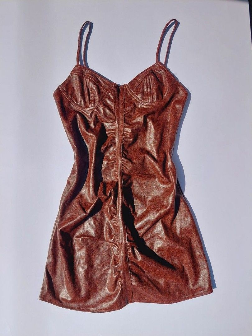 SheIn leather dress (Category: Dresses) located in Echague. Submitted by ribbitpicks (Listing ID 1470430926, Image 1). Description: size 36.