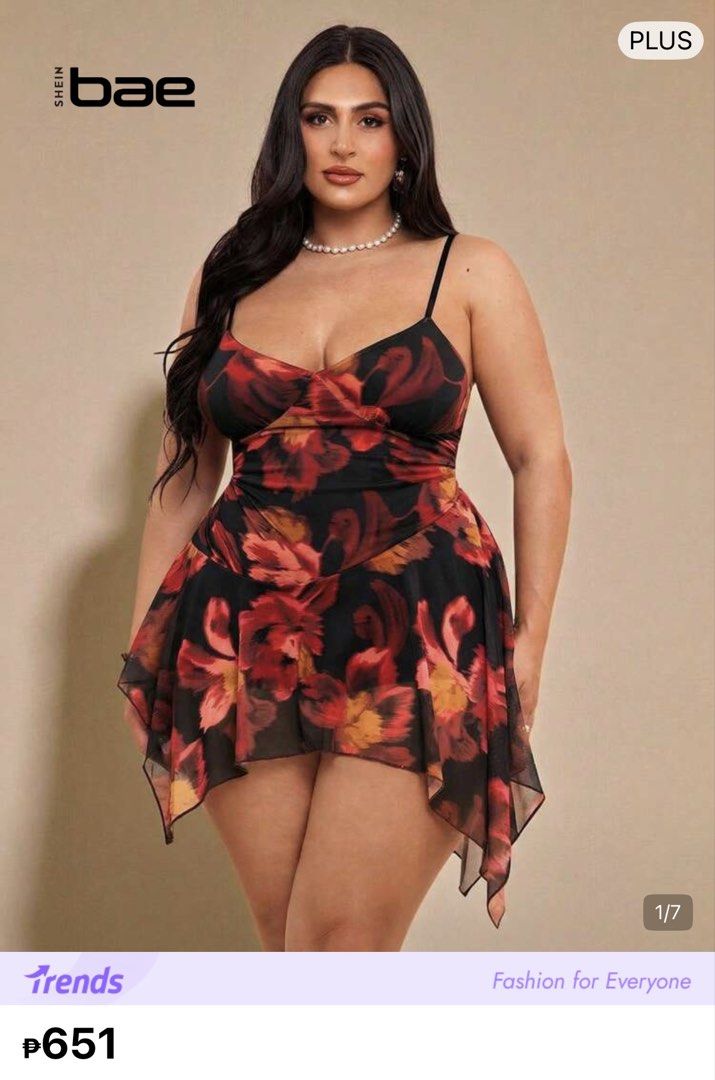 Shein Romper Dress (Category: Rompers) located in Paranaque City. Submitted by kimchan15 (Listing ID 1470425880, Image 1). Description: W: 34-36.