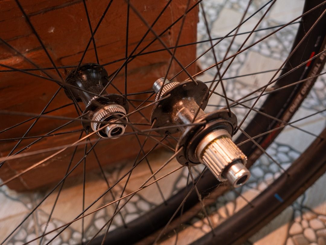 Shimano GRX RX880 Carbon wheelset (Category: Bicycles) located in San Fernando. Submitted by ronbelleza (Listing ID 1470396709, Image 3). Description: like new condition microspline compatible with vittoria terreno zero tires but need to be replaced.