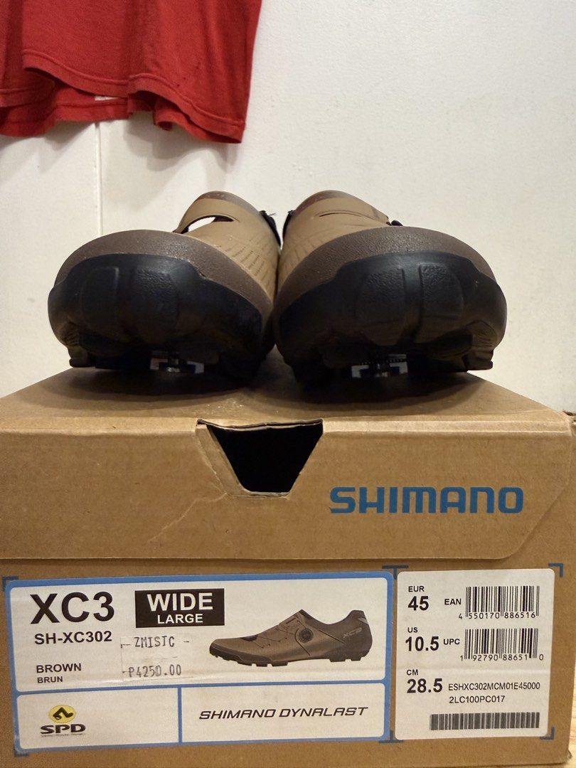 SHIMANO XC302 Wide (Category: Bicycles) located in Iloilo. Submitted by fujiipbhobbies (Listing ID 1470457231, Image 2). Description: SHIMANO XC302 USED TWICE ONLY WITH FREE CLEATSET 3000 PHP ONLY (BOUGHT FOR 4250) SIZE 10.5 US (45 EURO) DECLUTTERING.