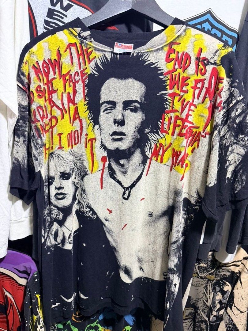 Sid Vicious & Nancy tee (Category: Tshirts & Polo Shirts ) located in Manila. Submitted by got_loots (Listing ID 1470368209, Image 1). Description: WTS❗️❗️❗️ Sid Vicious & Nancy tee yis available in XL on tag Dimes: 24x29 ₱4,000 only .