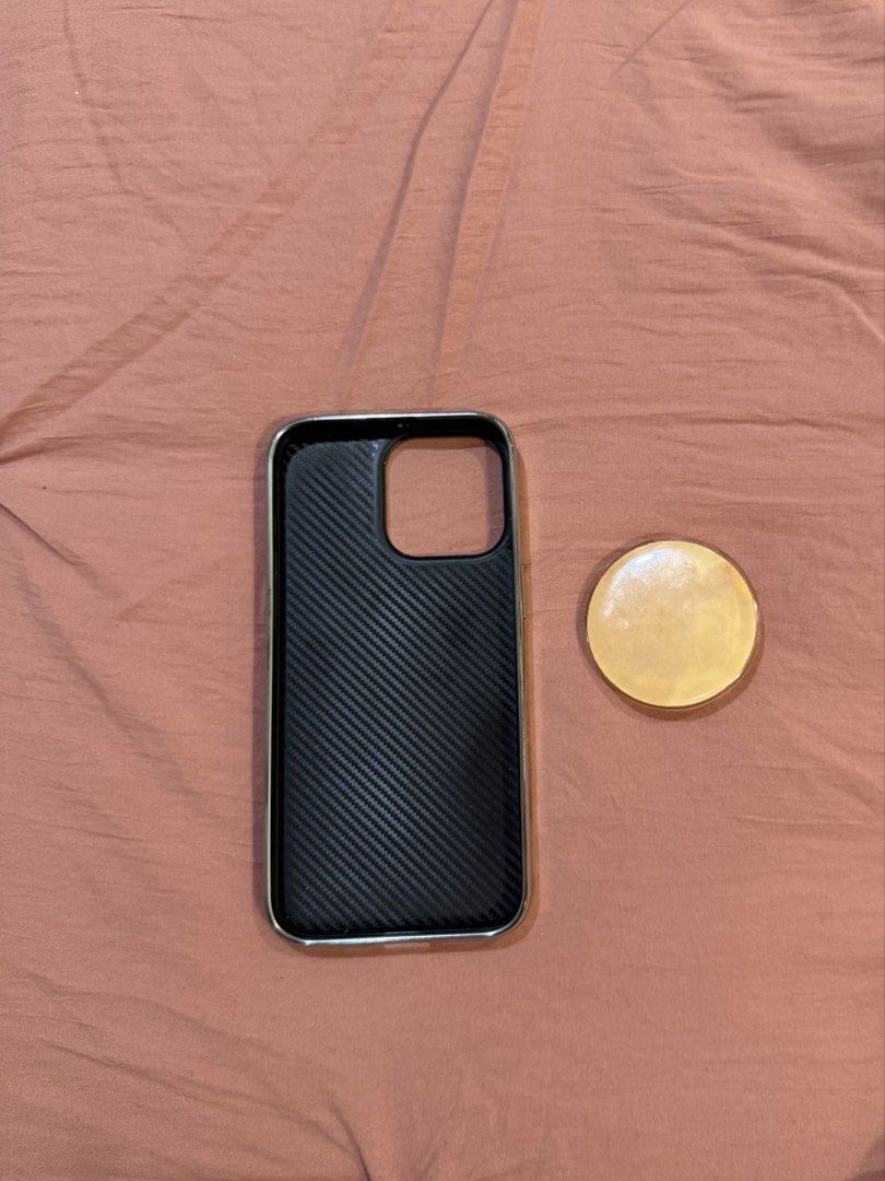 silver-edged resin drip / marble / gradient iphone 15 pro max case (Category: Cases & Sleeves) located in Manila. Submitted by _____car0usell (Listing ID 1470524919, Image 2). Description: - good as new - high quality - with popsocket, never used (still with sticker ready to use).