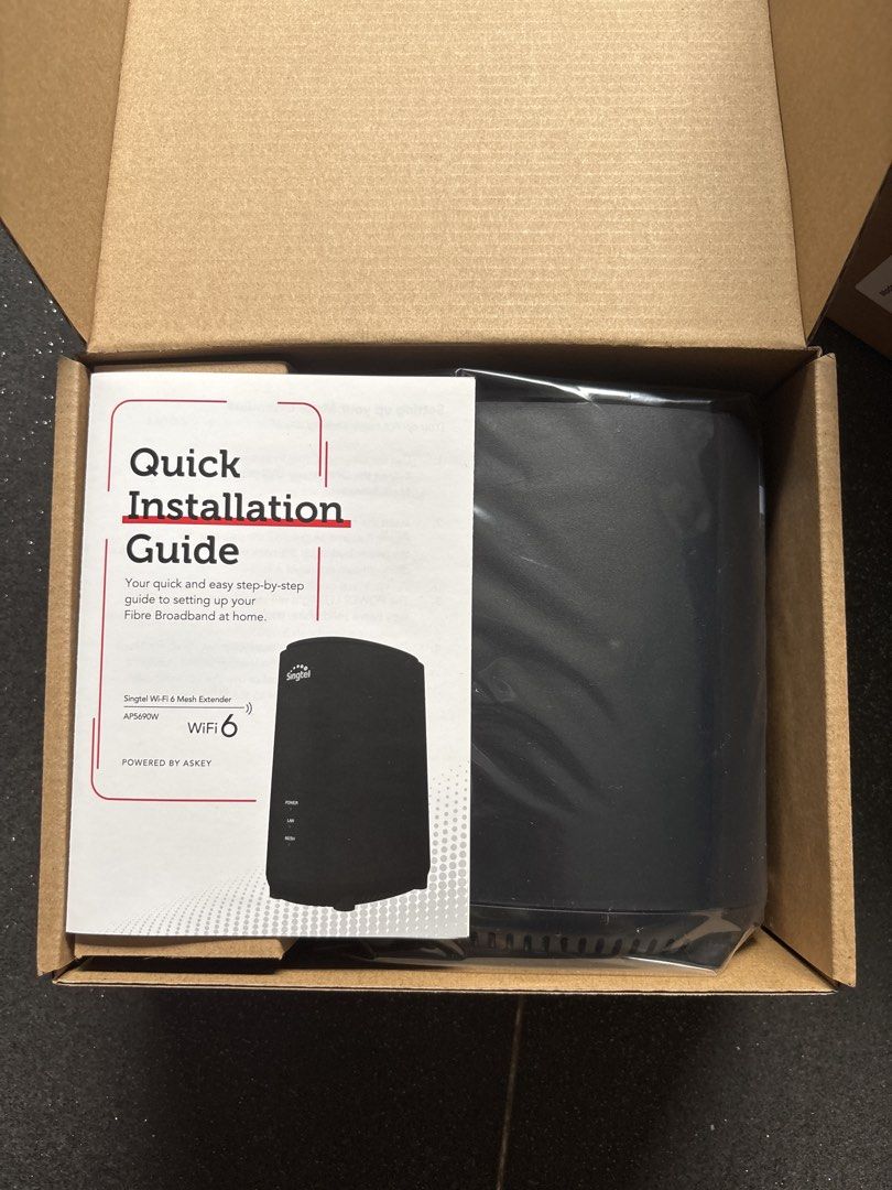 Singtel Askey WiFi Mesh Extender Router, Computers & Tech, Parts ...