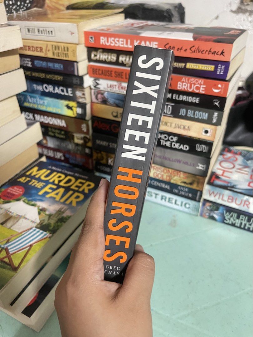 Sixteen Horses - Greg Buchanan (Category: Storybooks) located in General Trias. Submitted by kwinay.28 (Listing ID 1470472421, Image 2). Description: Preloved book with very good condition Crime Fiction / Thriller Psychological Thriller Police Procedural / Mystery.