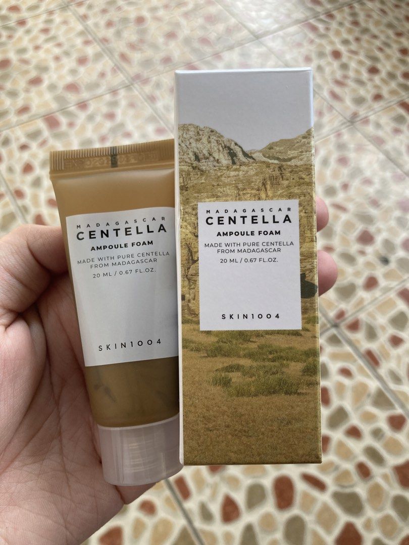 SKIN1004 Madagascar Centella Ampoule Foam 20ml (Category: Face Care) located in Manila. Submitted by arci00 (Listing ID 1470405889, Image 2). Description: - Brand: SKIN1004 - Item: Madagascar Centella Ampoule Foam - Size: 20ml / 0.67 fl. oz. (Travel Size) - Condition: Brand new, unopened inside original box - Expiry Date: March 10, 2029 - Features: Gentle facial cleanser with pure Madagascar centella extract - Best for: Daily skincare routine or 