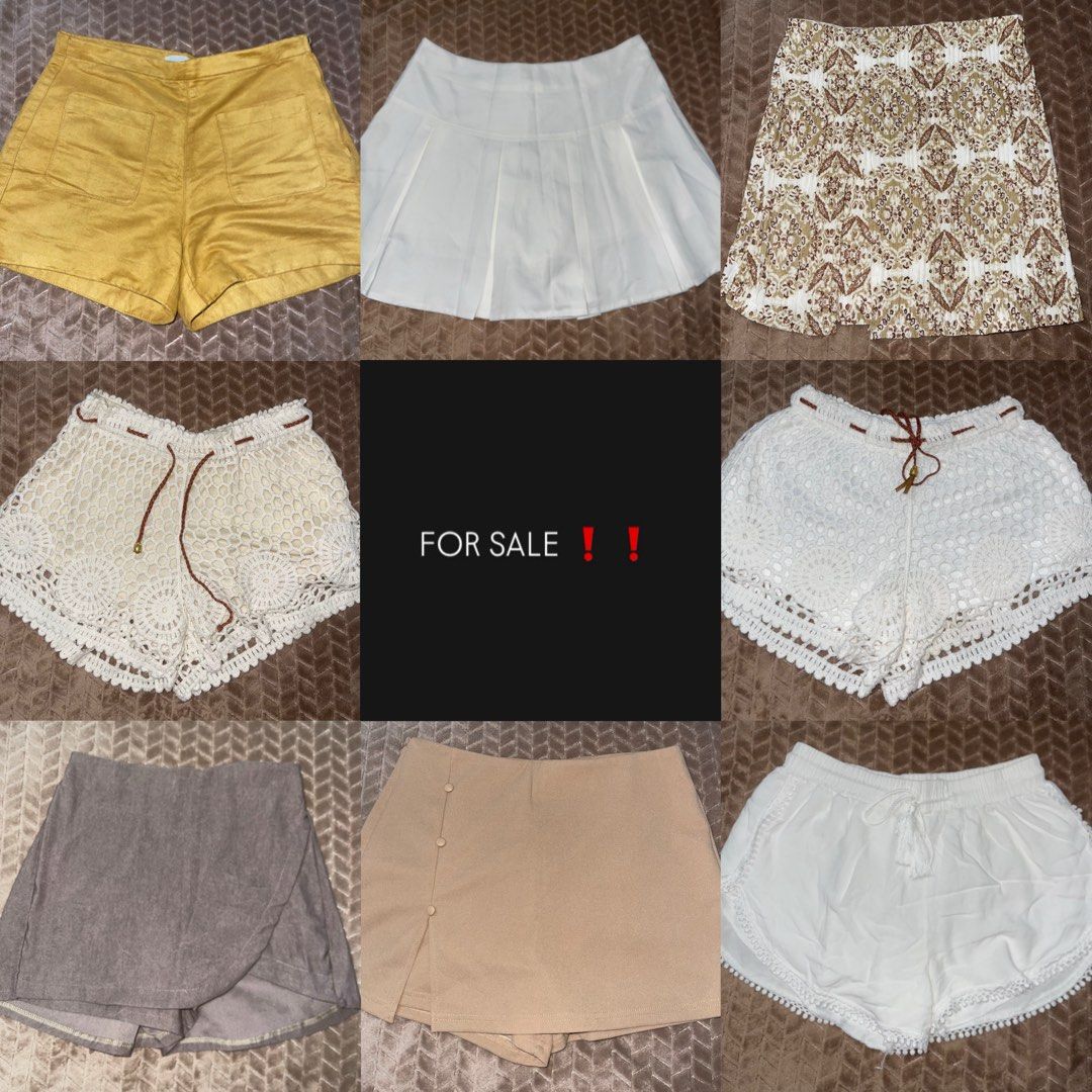 SKORTS AND SHORTS (Category: Skirts) located in Manila. Submitted by rarestone.273428 (Listing ID 1470518227, Image 1). Description: For sale once or twice lang nasuot, pang bawas kalat lang. Feel free to message me for other details & prices per item. ;)) .