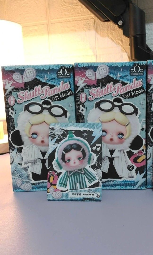 Skullpanda Off Mode Plush Doll Pendant Mute Mode (Category: Plushies & Soft Toys) located in Manila. Submitted by purple_serenity (Listing ID 1470453783, Image 1). Description: 💜SKULLPANDA OFF MODE PLUSH DOLL PENDANT SERIES ✔️Mute Mode (from POP NOW) 💰Price: 800 ⤿Completely Sealed foil and box ⤿Brand New 💜SKULLPANDA L'IMPRESSIONISME PLUSH DOLL SERIES ✔️Amber 💰Price: 900 ⤿Unsealed foil and box ⤿Brand New (Unboxed recently) ⭐SET for 1600 only +