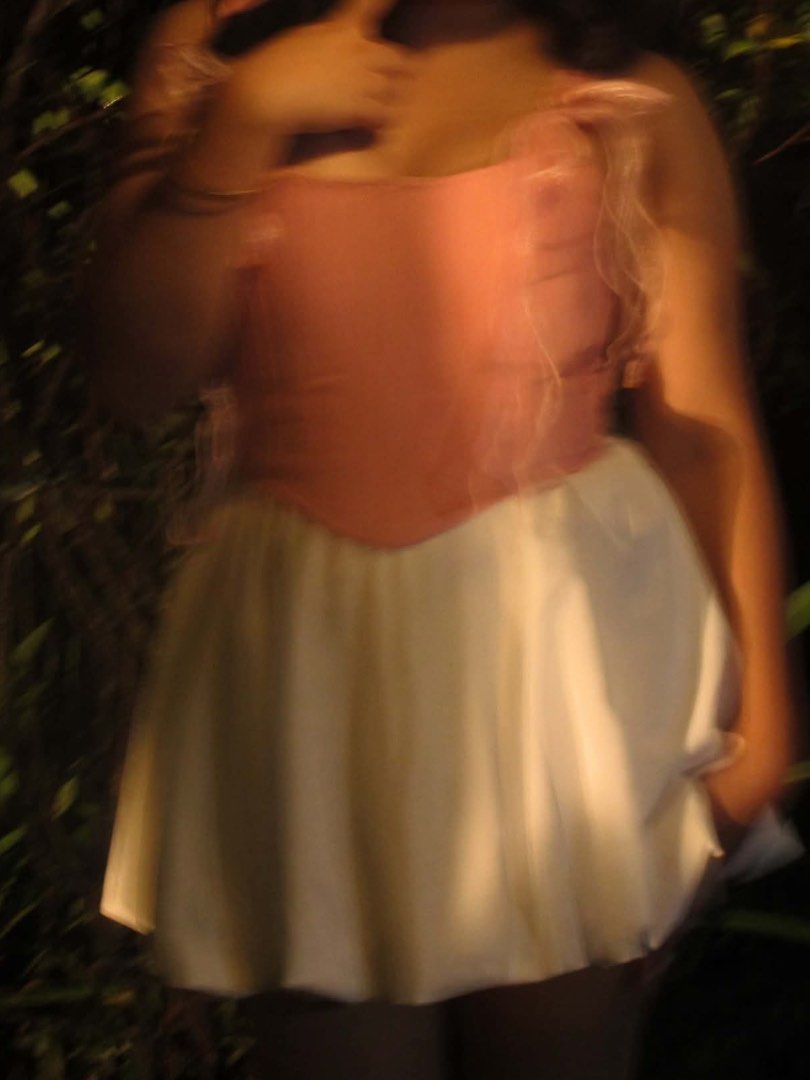 Small to Medium Pink corset with ribbon (Category: Dresses) located in Cabuyao City. Submitted by madelragas (Listing ID 1470461566, Image 3). Description: - Style: Fairy, sweet coquette aesthetic - Design: Light pink top - Best for: Outdoor photoshoots, evening walks, or casual dates.