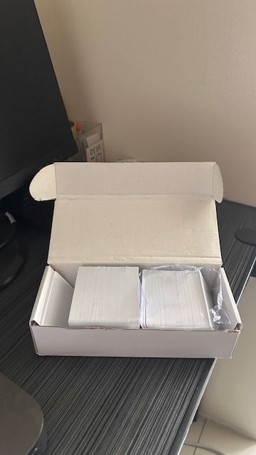 Smart 21 ID Card Printer with Blank Cards Box (Category: Printers, Scanners & Copiers) located in Pasig City. Submitted by kosander (Listing ID 1470358377, Image 2). Description: - Smart 21 desktop card printer in a compact white and grey design - Ideal for printing employee IDs, membership cards, and event badges - Easy to use with standard power setup - Includes an open box of white blank plastic cards to get you started - Perfect for small bus