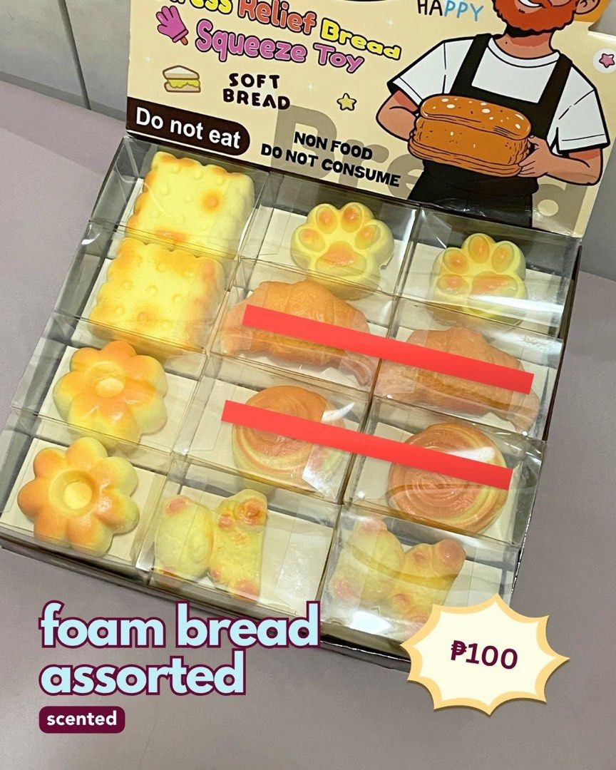 Smushers, Slow Rising Foam, Maltose Squishies (Category: Designer & Blind Box Toys) located in Paranaque City. Submitted by danariole (Listing ID 1469289468, Image 3). Description: - Foam squishies are all scented! RETAIL ONLY, ALL ARE ON HAND - Each squishy is individually packaged - Perfect for gifts, collection, or daily stress relief PM FOR AVAILABILITY, PRICE IS AS INDICATED 📍Parañaque City Can ship via J&T/ Lalamove /Grab.