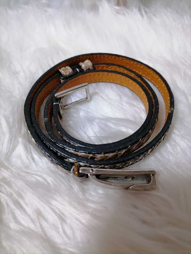 Snakeskin Slim Dress Belt (Category: Belts) located in Butuan. Submitted by az-branded.items (Listing ID 1470487272, Image 2). Description: Genuine snakeskin leather Good as new Authentic item From Japan.