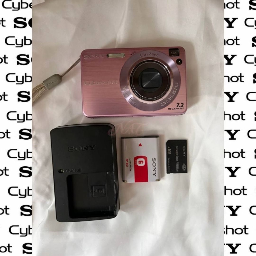 Sony Cyber-shot DSC-W120 Pink Digital Camera, Photography, Cameras on ...