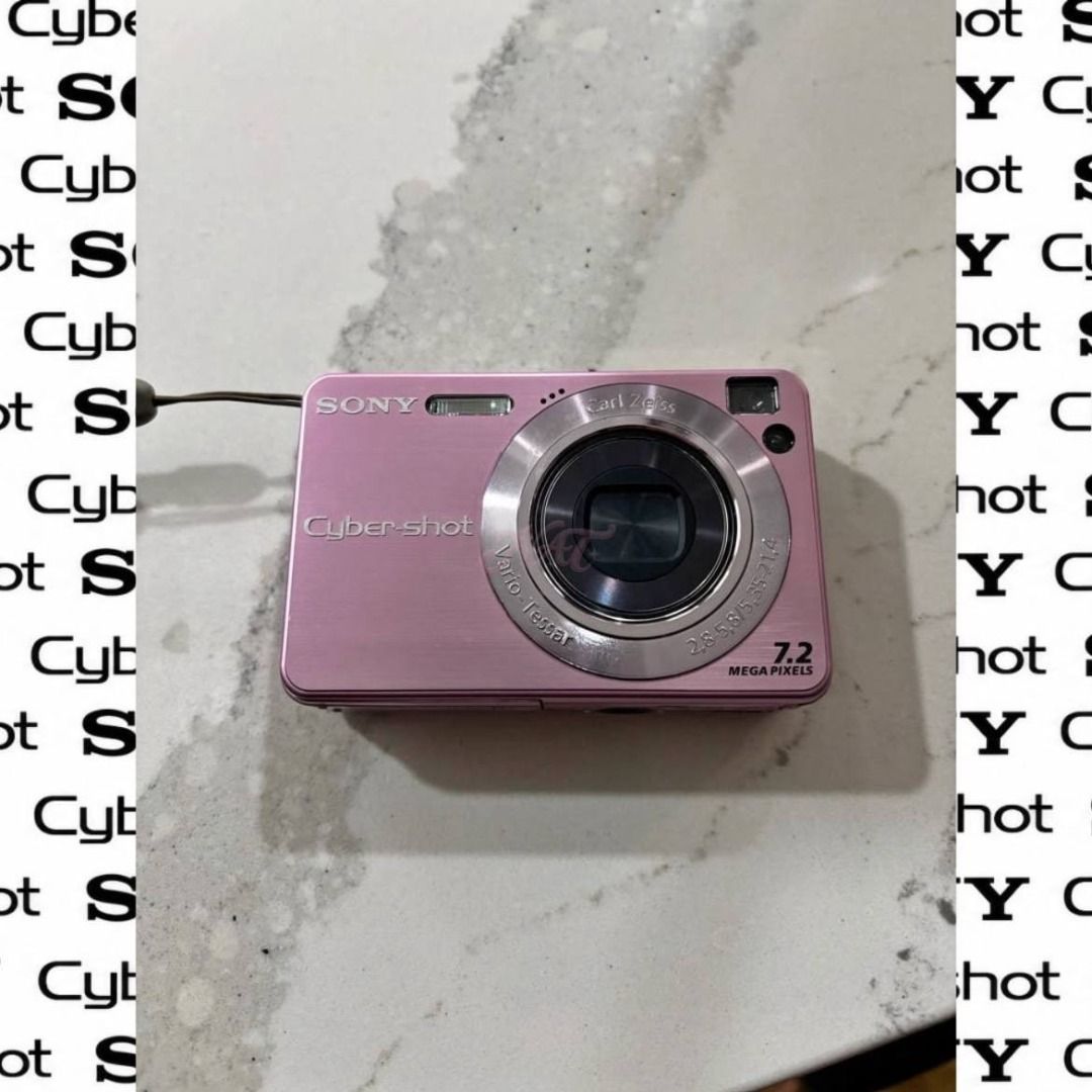 Sony Cyber-shot DSC-W120 Pink Digital Camera, Photography, Cameras on ...