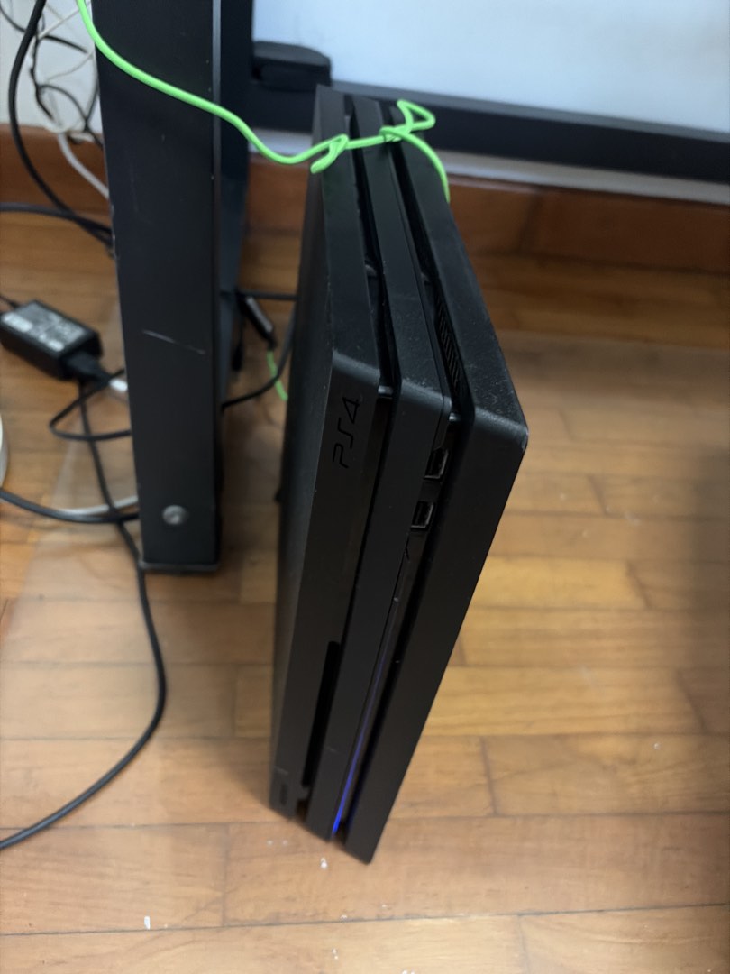 Sony PlayStation 4 Pro Console with Two Controllers, Video Gaming ...