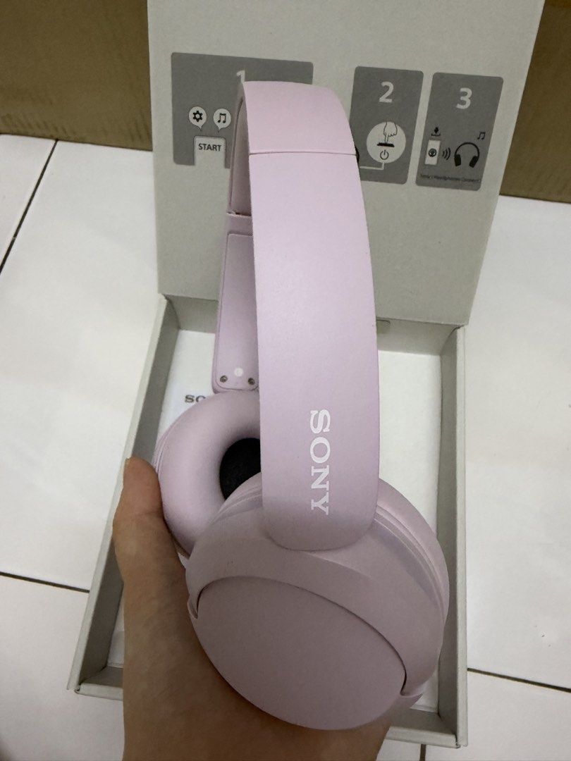 Sony WH-CH520 Wireless Headphones Pink, Audio, Headphones & Headsets on ...