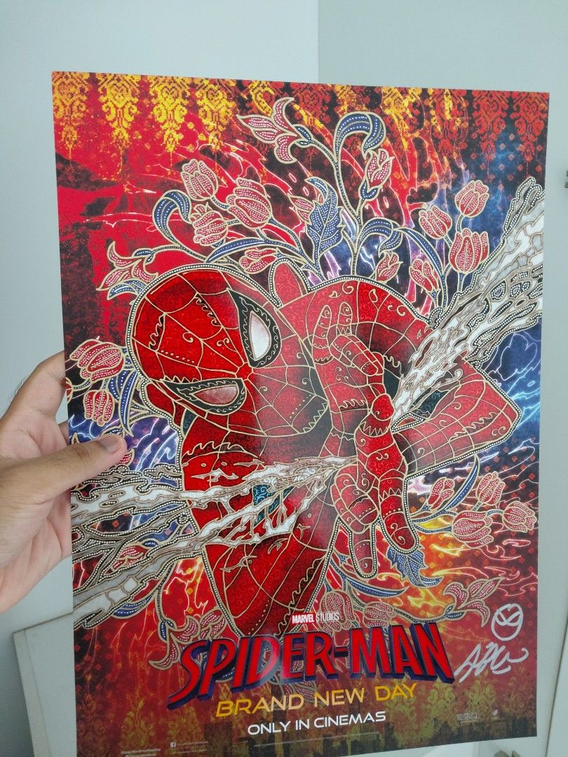 Poster Making Fil Spider-Man Brand New Day Batik Art Movie Poster, Hobbies & Lifestyle ...